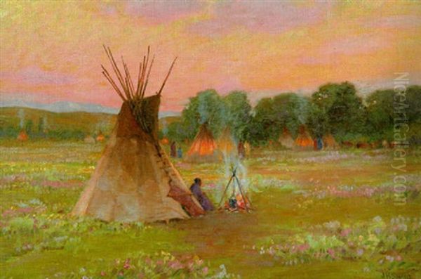 Little Big Horn, Indian Encampment, Montana - view 1