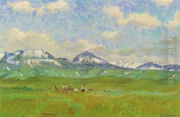 Encampment In The Foothills - view 1