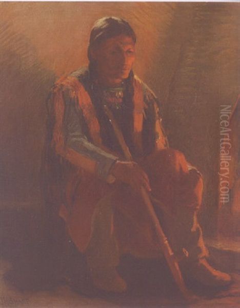 Portrait Of An Indian - view 1