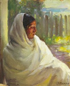 Sunlight Study Of Taos Indian