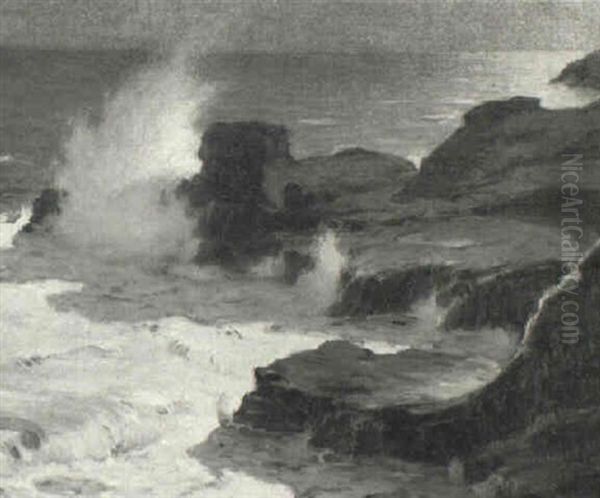 Blow Hole At Night, Moonlight - view 1