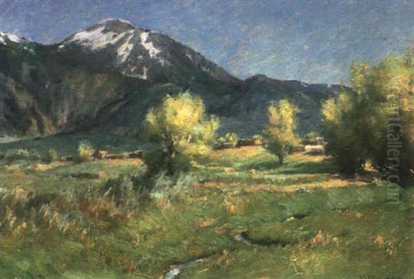 Taos Mountain In Spring - view 1