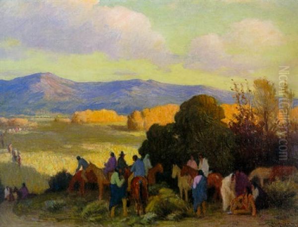 Rabbit Hunt, Taos Valley - view 1