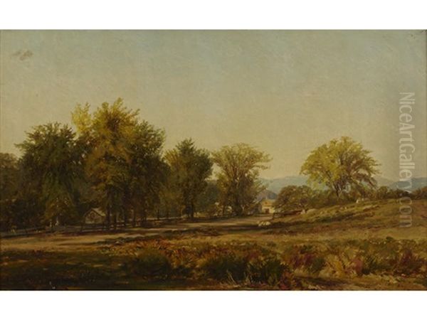 Landscape With Trees And Cottage - view 1