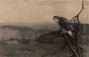 Haystacks by Annie Cornelia Shaw