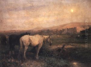 Moonrise, Amberly by Arthur Winter Shaw