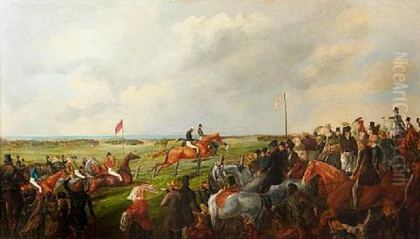 The First Steeplechase In South Australia, 25 September - view 1