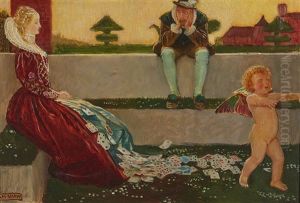 Cupid And Campaspe by John Byam Shaw