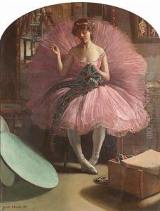 Behind The Scenes by John Byam Shaw