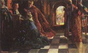 There Is An Evil Which I Have Seen Under The Sun, As An Error Which Proceedeth From The Ruler: Folly Is Set In Great Dignity And The Rich Sit In Low Place by John Byam Shaw