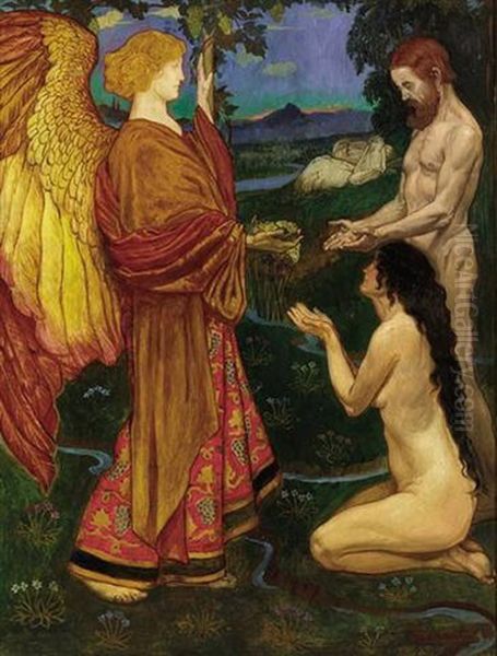The Angel Before Adam And Eve - view 1