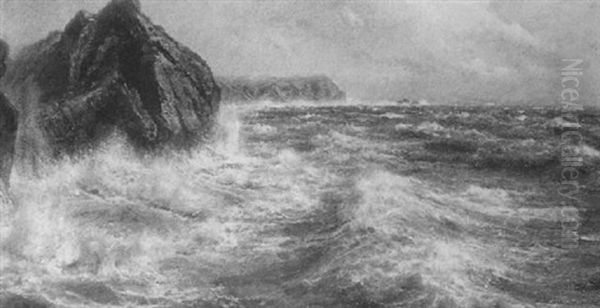 Choppy Seas In A Coastal Inlet - view 1