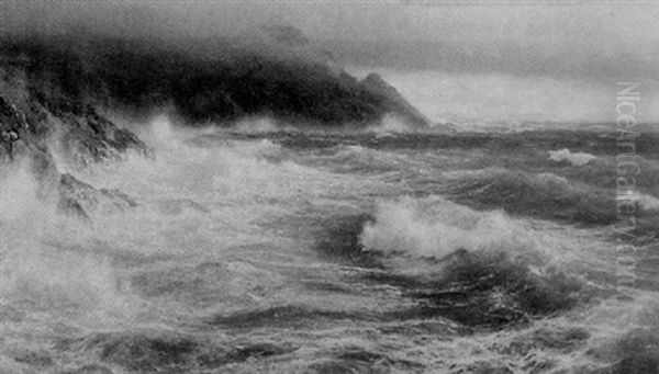 Choppy Seas In A Coastal Inlet - view 1