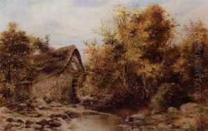 Haly Street Mill, Chayford, Devon by George Shaw