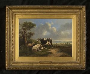 In The Meadows by William Shayer the Elder