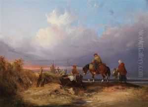 Fisher Folk by William Shayer the Elder