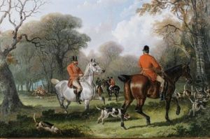 Hunting Scene by Charles Shayer