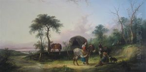 Gypsies In An Open Landscape