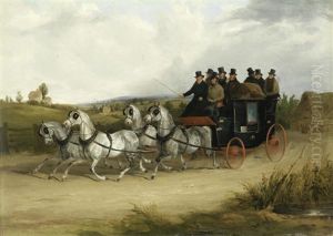 London And Brighton Coach by William Joseph Shayer