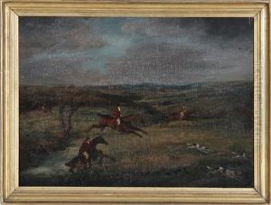 Foxhunting Scenes (2 Works) by William Joseph Shayer