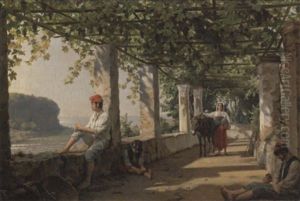 Italianate Landscape by Sylvester Shchedrin