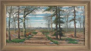 Landscape With Hawk Mountain In The Distance by Christopher H. Shearer