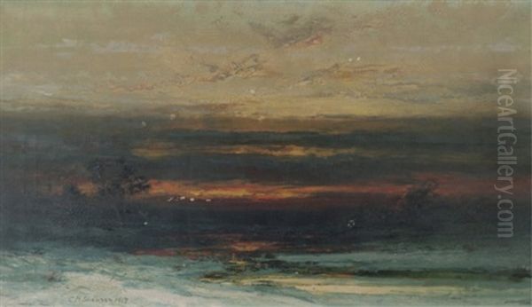 Abstract Composition Of Sunset Scene - view 1