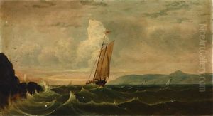 Sailing In San Francisco Bay by Charles Dyer Shed