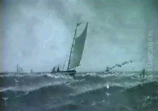 Fishing In Rough Surf - view 1