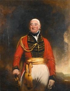 Portrait Of Lieutenant General Daniel Burr by Sir Martin Archer Shee