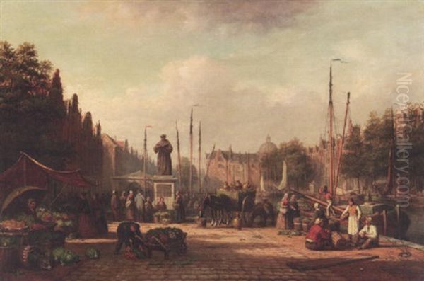 Market Day, Amsterdam - view 1