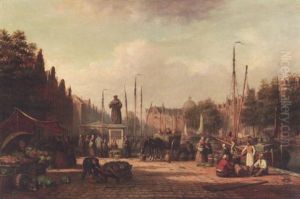 Market Day, Amsterdam by Andrew Sheerboom