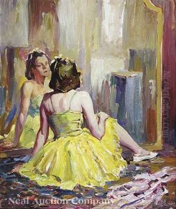 Ballerina In Yellow, Portrait Of Julia Thecla