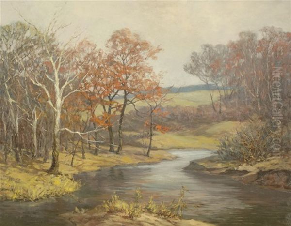 Late Fall Along The Mackinaw - view 1