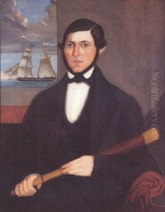 Portrait Of The Ship's Captain Of The American Vessel "eleanor"