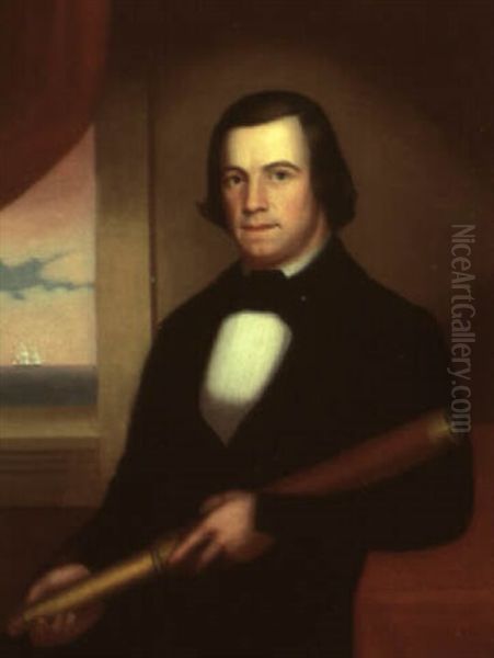 Portrait Of Josiah Huntington, Captain Of The 'barque Georgia' - view 1