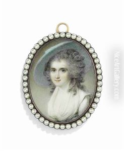 Mary, Marchioness Of Thomond, Nee Palmer (1750-1820), In White Dress And Large Blue Hat Mary, Marchioness Of Thomond, Nee Palmer (1750-1820), In White Dress And Large Blue Hat