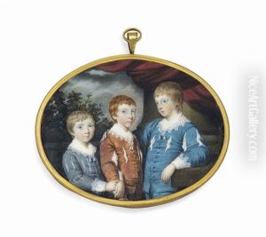 James George, 3rd Earl Of Courtown (1765-1835) And His Brothers Lt. General The Hon. Sir Edward (1766-1837) And Admiral The Hon. Sir Robert Stopford (1768-1847) James George, 3rd Earl Of Courtown (1765-1835) And His Brothers Lt. General The Hon. Sir Edward (1766-1837) And Admiral The Hon. Sir Robert Stopford (1768-1847)