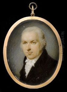 A Gentleman, Wearing Black Coat And Frilled White Cravat