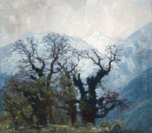 Vue Du Massif De Meran, Allemagne by Eugen Felix Prosper Bracht