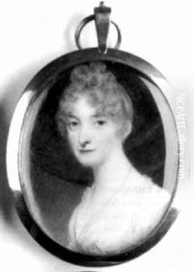 Lady In White Dress, A Lorgnette Around Her Neck Lady In White Dress, A Lorgnette Around Her Neck