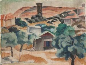 Landscape by Menachem Shemi