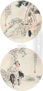 Figures (+ Another; 2 Works) by Shen Xinhai