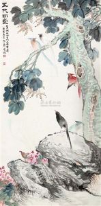 Bird And Flowers by Shen Yizhai