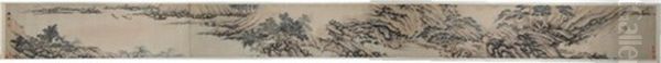 Landscape Painting, Attributed To Shen Zhou 19th C - view 1