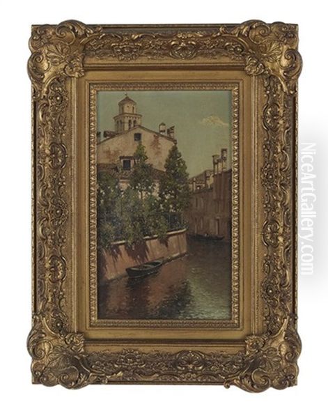 Quiet Venetian Canal Scene - view 1