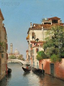 A Quiet Canal, Venice by Warren W. Sheppard