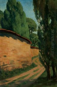 Untitled (zebegeny Landscape) by Amrita Sher-Gil