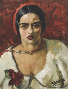 Untitled (self-portrait) by Amrita Sher-Gil