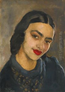 Untitled (self-portrait) by Amrita Sher-Gil